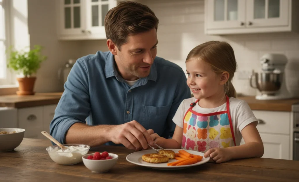 Детское сбалансированное питание для ребенка