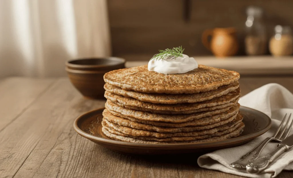 Гречневые блины вместо хлеба фото