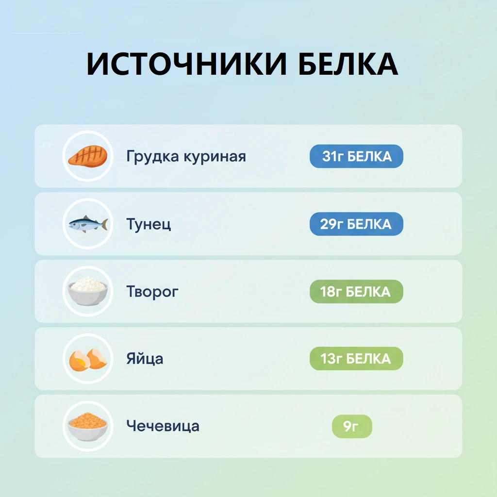 Источники белка фото