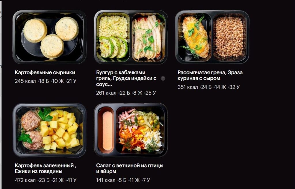 Готовые рационы от Level Kitchen