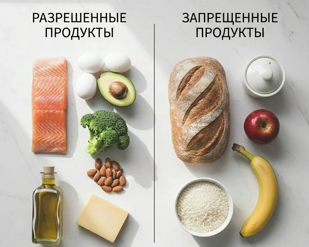 Безуглеводная диета меню 1-5